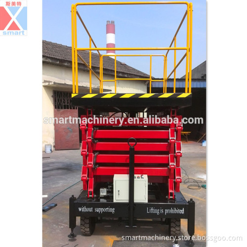 11 meter Telescopic lift, articulated lift, lift table